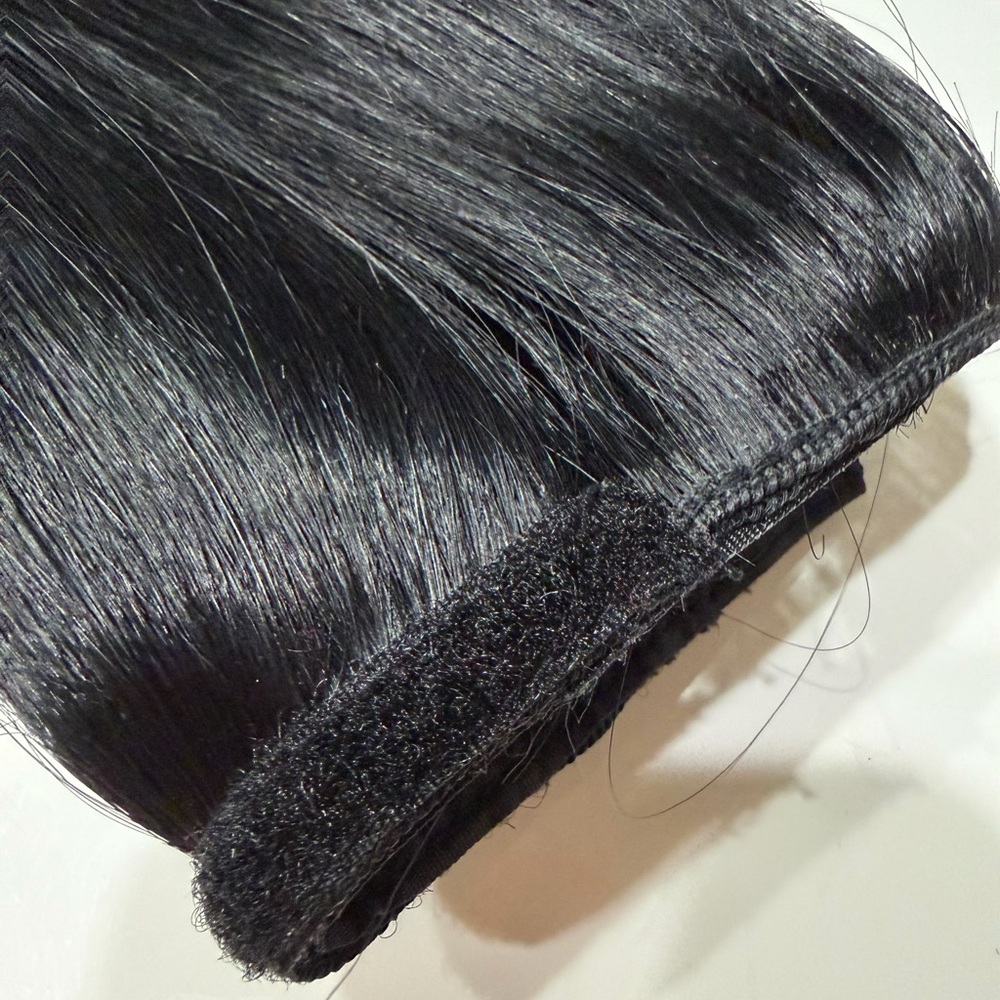 The hair shop remy human hair pony tail with executive quality black